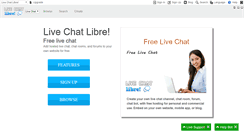Desktop Screenshot of livechatlibre.com